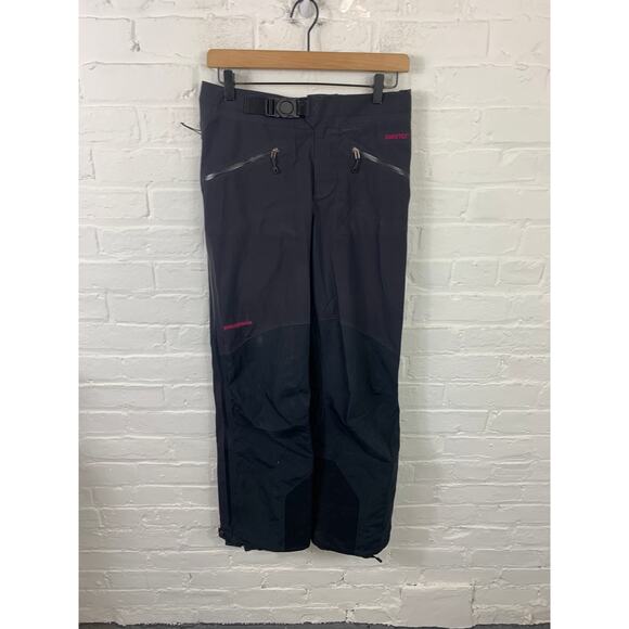 Patagonia Women's Straight Leg Snow Pants High-Rise Flat Front Blue Size 8 - Picture 1 of 4